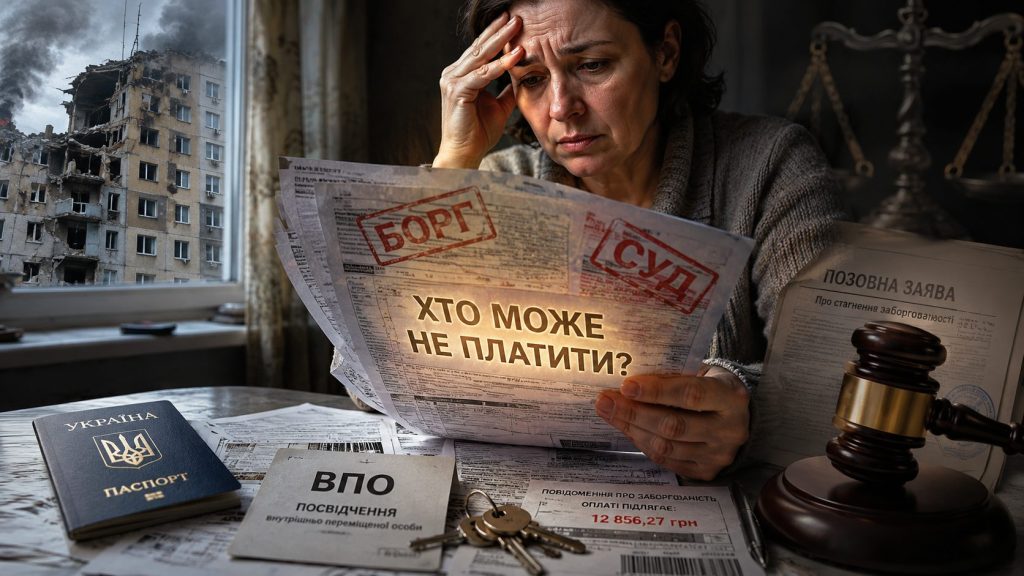 Хто може не платити за комуналку під час воєнного стану - правила, винятки, суди